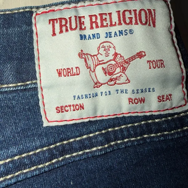 True Religion Joey mid rise flare dark wash jeans - Image 5