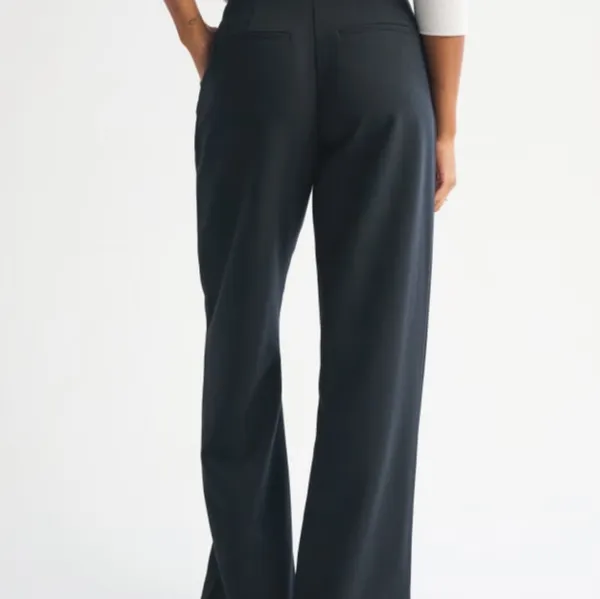 NWT Abercrombie & Fitch Curve Love Sloane Tailored Wide Leg Pants - Image 2