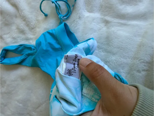 Dippin Daisy’s Swimwear Blue Tie Dye Size Small - Image 7