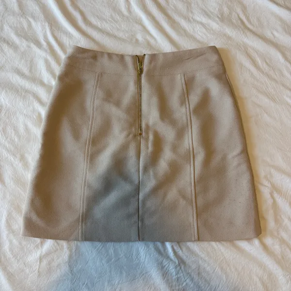 H&M Beige Mini Skirt - Image 4