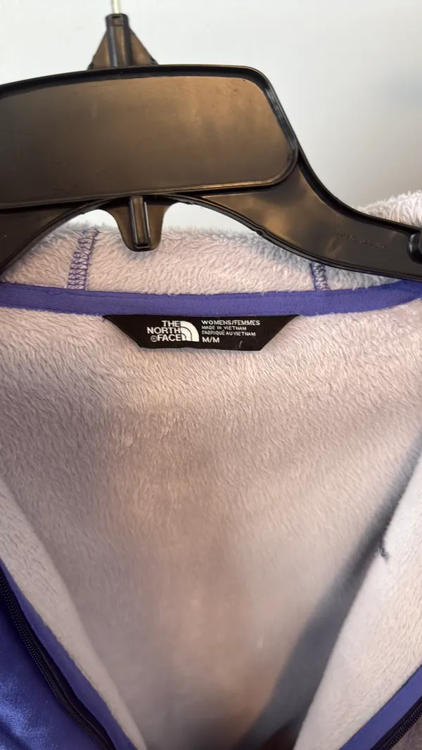Purple north face fleece jacket - Image 4