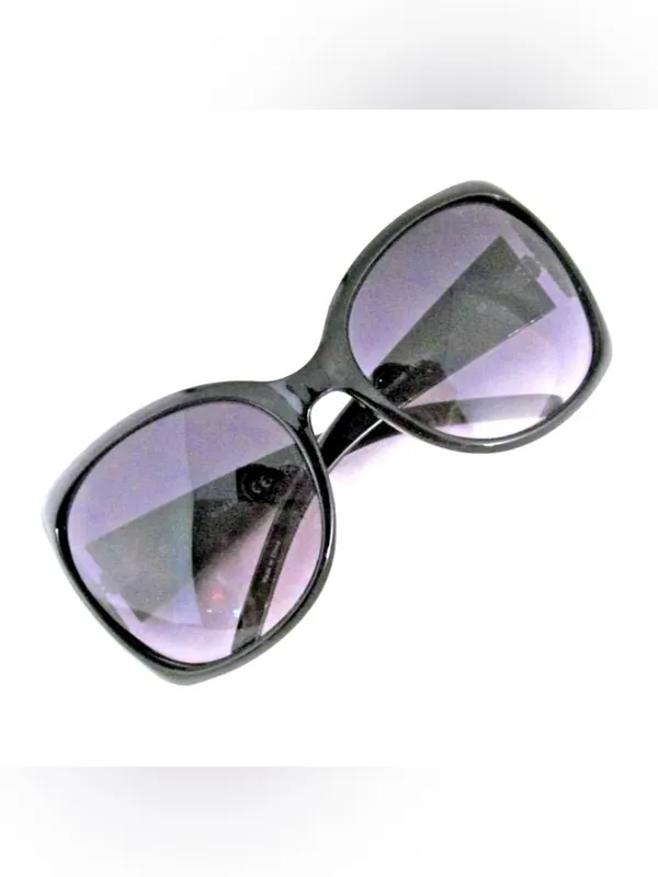 GUESS shinny Black Plastic Sunglasses 20-Rhinestone Gold Logo GO00069-01B NEW - Image 6