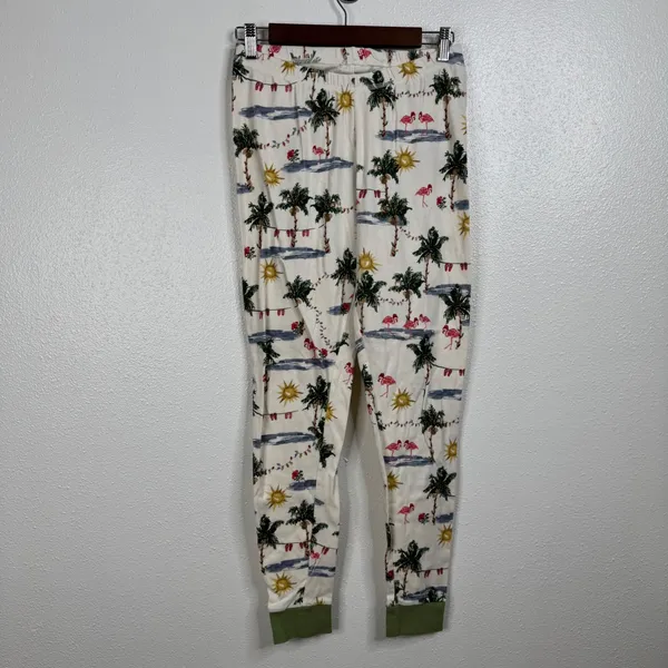 Burt's Bees Tropical Christmas‎ Pajama Set Size Small - Image 5
