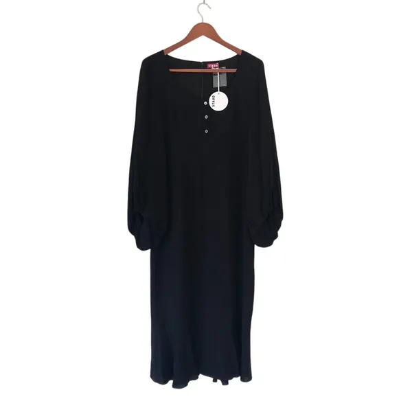 STAUD Lara Balloon Sleeve Midi Dress New with Tags‎ Size 8 - Image 7