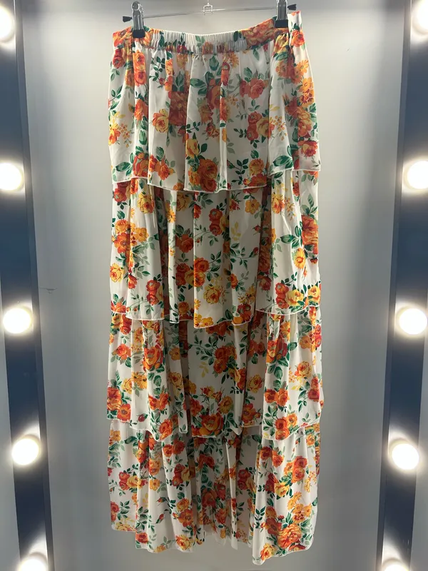 WAYF Set Floral Skirt - Image 3