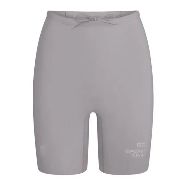 SKIMS Sport Swim Mid‎ Thigh Short Chrome Gray SW-MWS-0053 XS NWT - Image 12