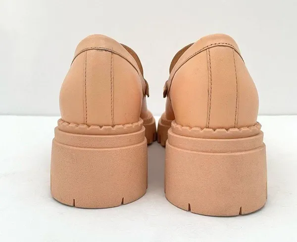 Free People Lyra Chunky Lug Sole Leather Loafer Women’s 38.5 (US 8) - Image 6