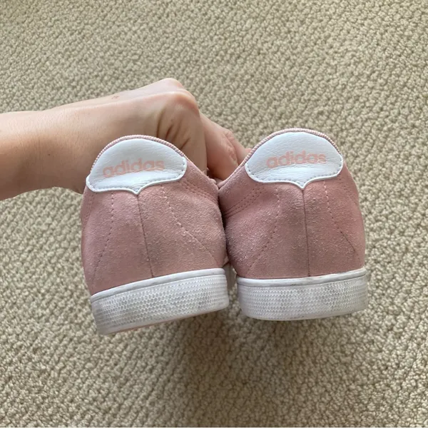 Adidas Women's Neo Courtset Sneakers Dusty Pink White Soft Size 7.5 Fashion EUC - Image 13