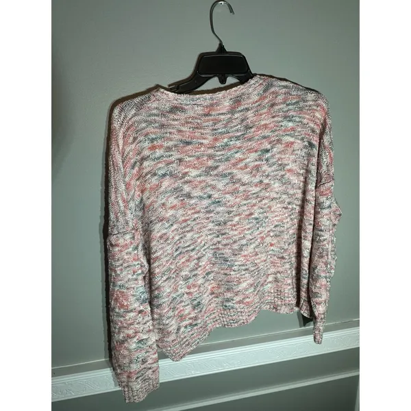 Listicle Size Small Pink Grey‎ And White Sweater NWOT - Image 3