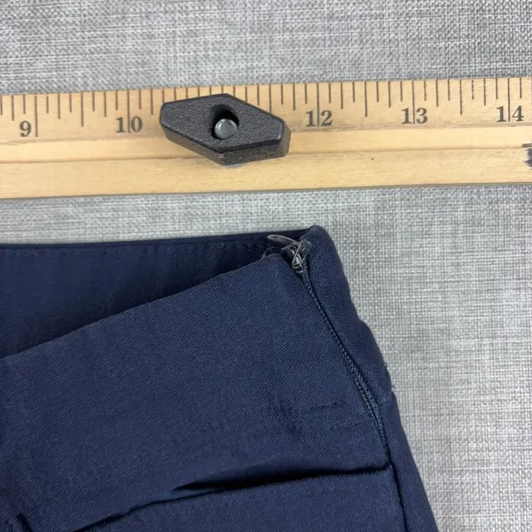Tommy Bahama Pants Womens 0 Blue Ponte Dress Pants Side Zip Stretch Work - Image 7