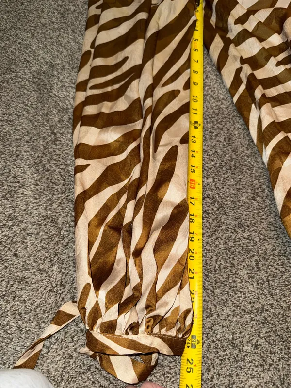 Galita Fashion Zebra Print Balloon Trousers Size M - Image 4