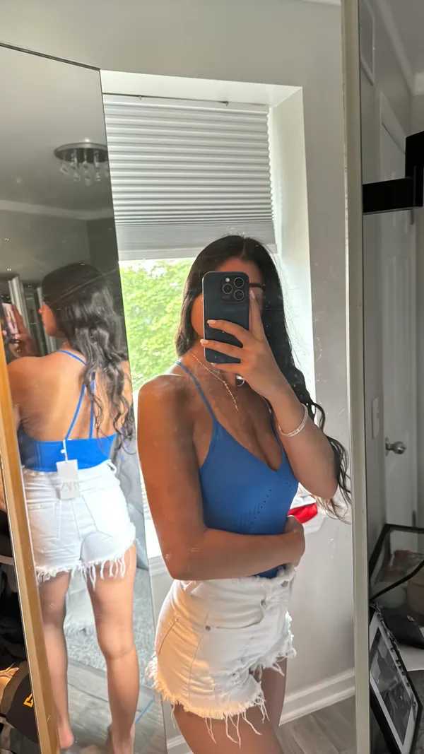 ZARA blue bodysuit - Image 4