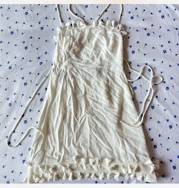 Princess Polly White Mini Dress - Image 3