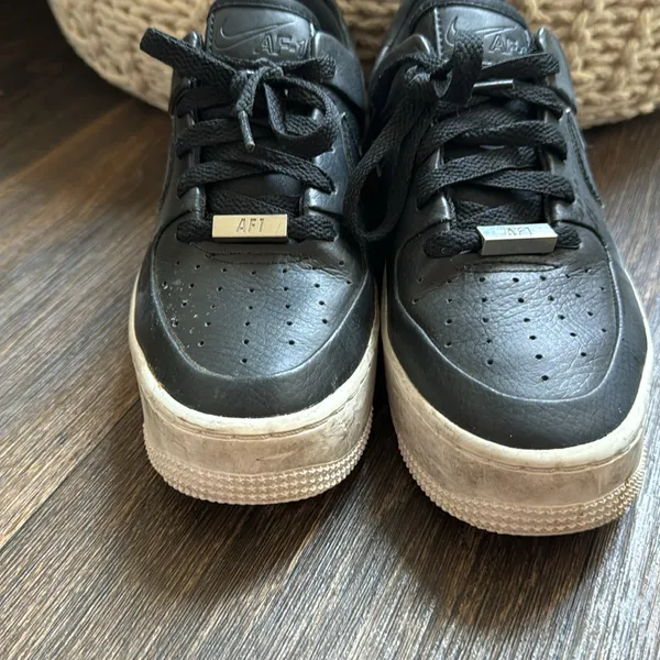 Nike Air Force 1 Sage Low 'Black' - Image 2