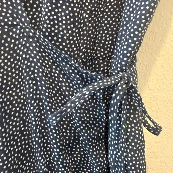 ROLLA’S Dancer Wrap Dress in Navy and White Polka‎ Dot size XS - Image 7