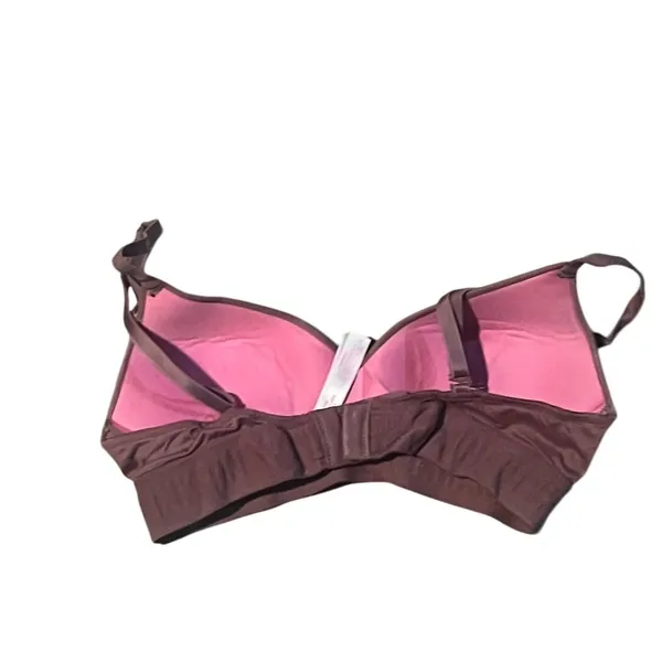 Victoria's Secret PINK Women's Wireless Bra Brown Size M Adjustable Straps - Image 4