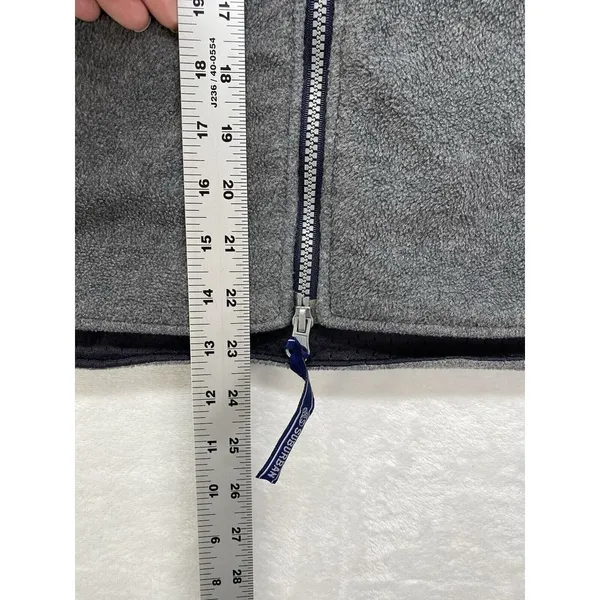 Columbia Suburban‎ Gray Fleece Hiking Zip Up Vest Womens Size M Polyester/Rayon - Image 3