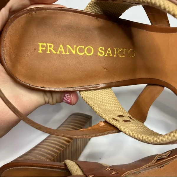 Franco‎ Sarto Greet Strappy heeled sandals size 10 - Image 4