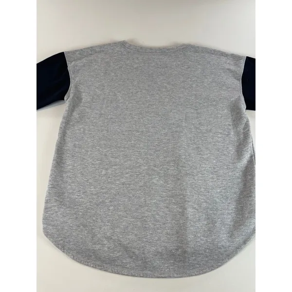 NFL Team Apparel Sweatshirt Size XL Womens Gray Black Panthers Logo High Low Hem - Image 7