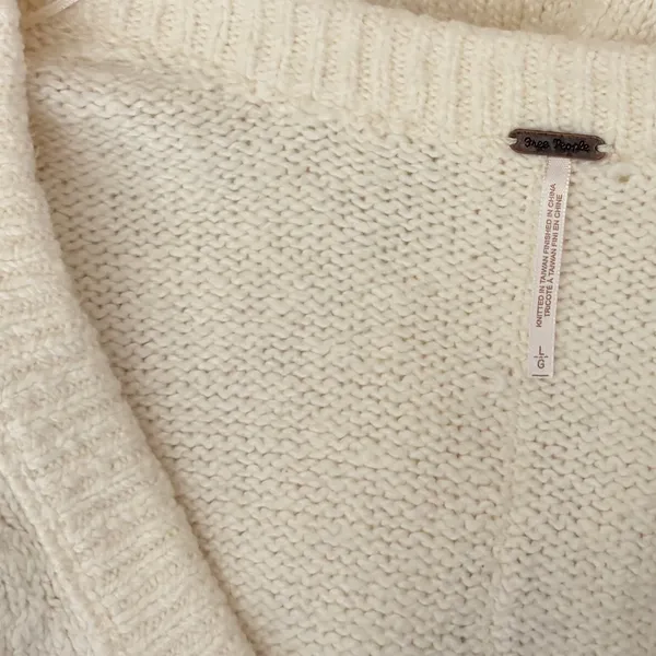 Revolve FREE PEOPLE Brookside Tunic Sweater‎ Ivory Slouchy Solid Scoop Large - Image 11