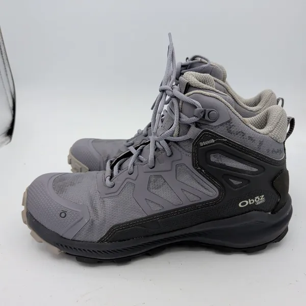 Oboz‎ Katabatic Mid B-DRY Waterproof Hiking Boots Gray Womens 8.5 84602 - Image 2