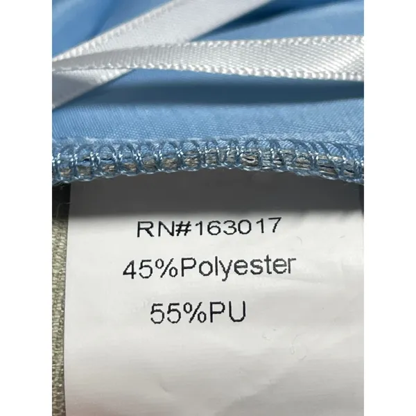 NEW Princess Polly Blue Faux Vegan Croc Leather Flare Bootcut Trousers Pants 6 - Image 4