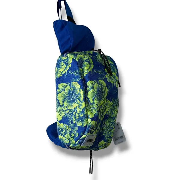 NEW Free People Movement FP Blue Woodblock Floral Happy Packer Cargo Sling Bag - Image 7