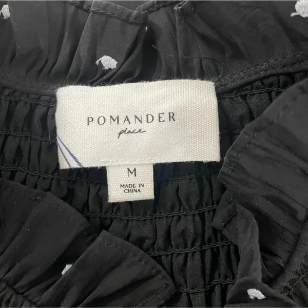 Tuckernuck Pomander Place Size Medium Taylor Dress Black Long Sleeve - Image 9