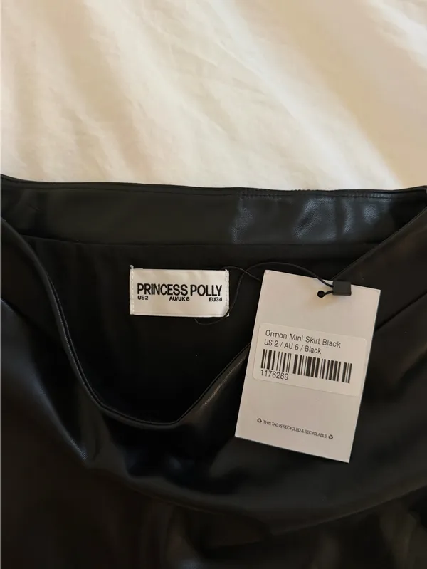 Princess Polly Leather Skirt Mini - Image 2