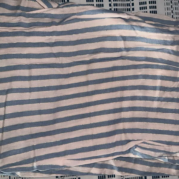 EUC Victoria’s Secret Flannel Pajama Set, Pink & Blue Classic Stripe SmL - Image 11