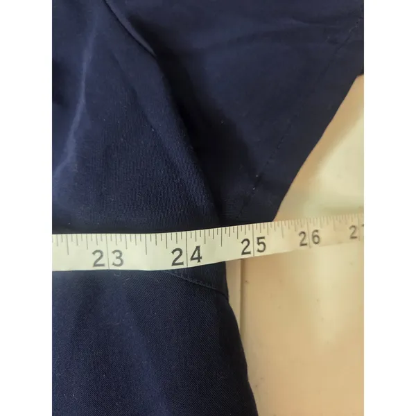 Figs Technical Collection Womens Size 3XL Navy Blue Short Sleeve Scrub Top - Image 5