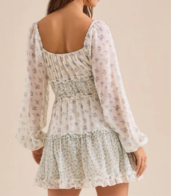 NWT altar'd state saige floral mini dress. Size Medium - Image 2