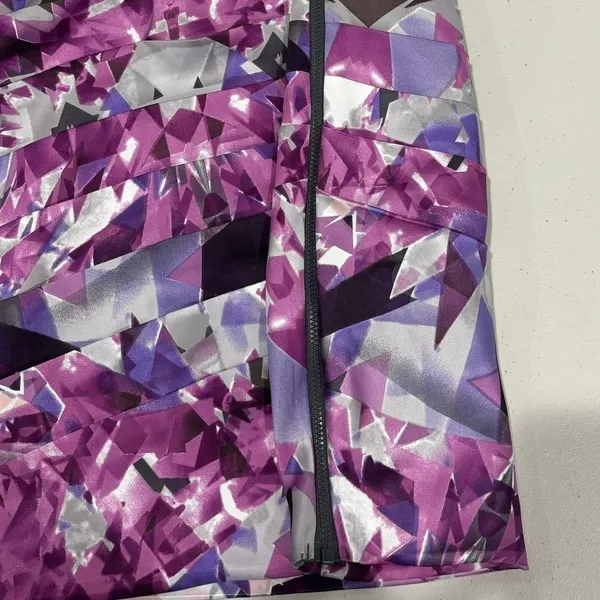 Lipsy One Shoulder Pleated Pink Purple Dress Side Zip 12 Hoco Date‎ Party Formal - Image 12
