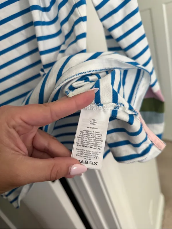 Boden Ella Long Sleeve Breton-Navy‎ striped top - Image 4