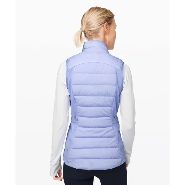 Lululemon Down For It All Vest‎ Lavender Dusk Purple Blue W4AQLS - Image 3