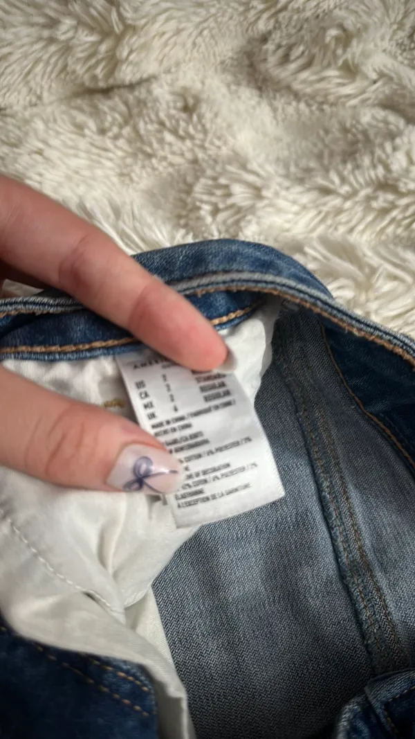 American Eagle jean skirt - Image 4