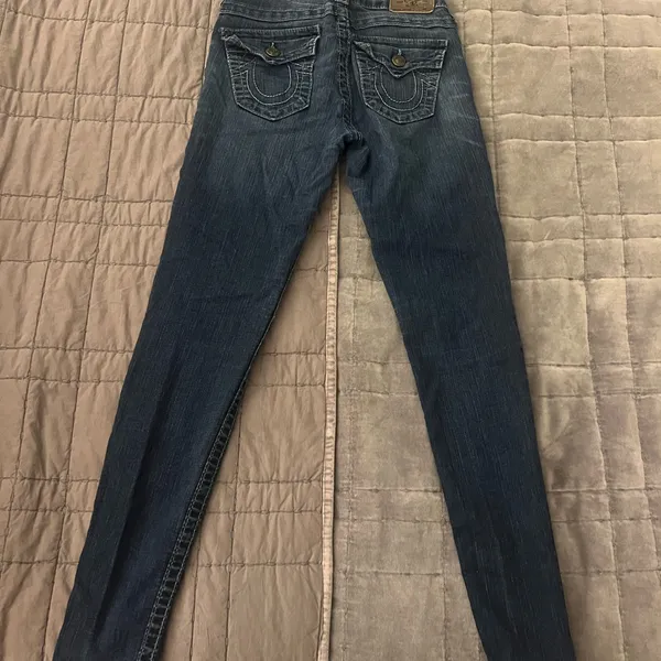 Midrise True Religion Skinny Jeans - Image 6