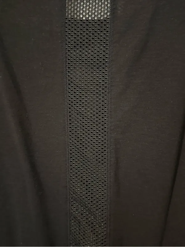 Athleta Size ST Black Short-Sleeve Active Tee‎ with Mesh Shoulders #61 - Image 4