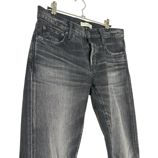 Moussy Vintage Vellflower Tapered Jeans Black‎ - Image 5