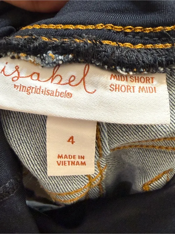 Isabel Maternity by Ingrid & Isabel blur shorts size 4 - Image 6