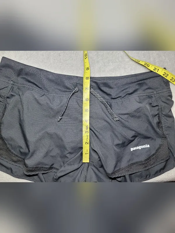 Patagonia Black Strider Running Shorts Size Medium M - Image 7