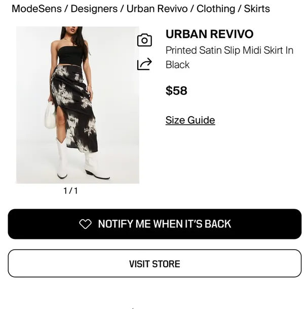 Urban Revivo midi skirt - Image 4