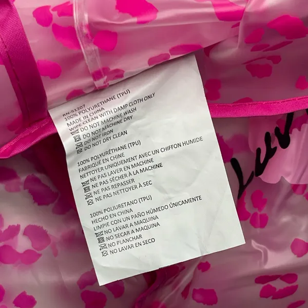 Betsey Johnson Very Rare Luv Betsey Hooded Rain Poncho - Image 3