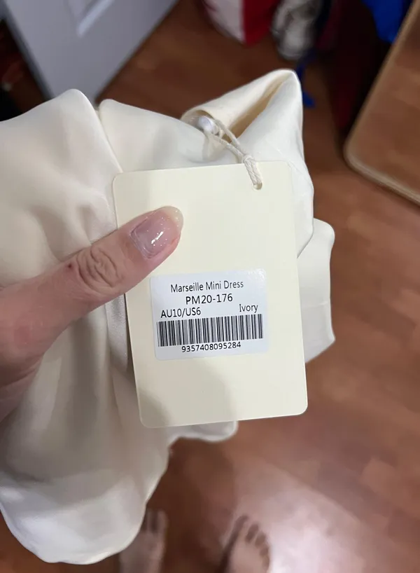 Peppermayo Ivory Marseille Mini Dress - Image 2