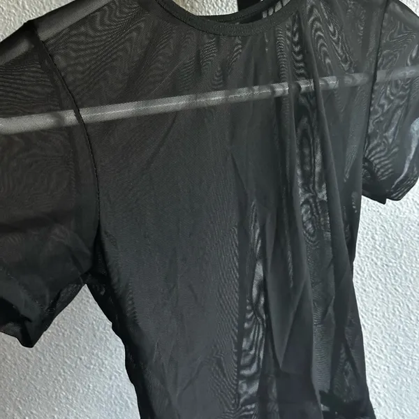 See through black shirt - Image 2