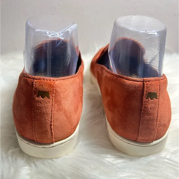 Birdies The Swift Slip-On Sneaker Suede Leather Flats Nutmeg Orange Size - Image 6