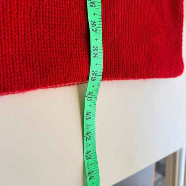 Aeropostale Scarf‎ Red Pink I Love You Graphic Knit Valentines Day Accessory - Image 6