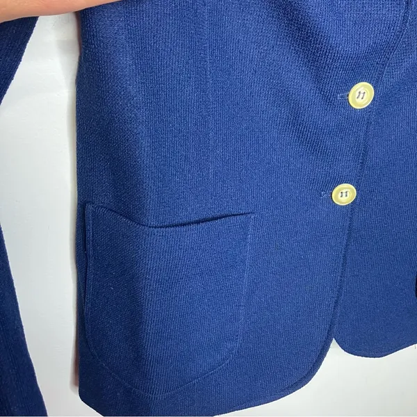 Vintage‎ Alfred dunner navy blue double knit blazer women’s - Image 3
