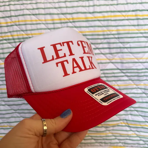 Ty Myers let em talk trucker hat Red - Image 2