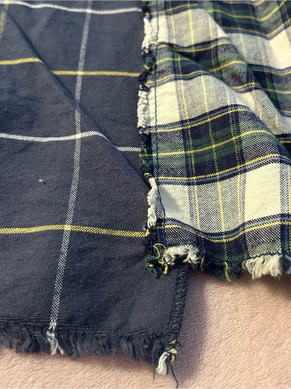 BDG Urban Outfitters Robbie Spliced Plaid Flannel button down shirt oversized L - Image 4